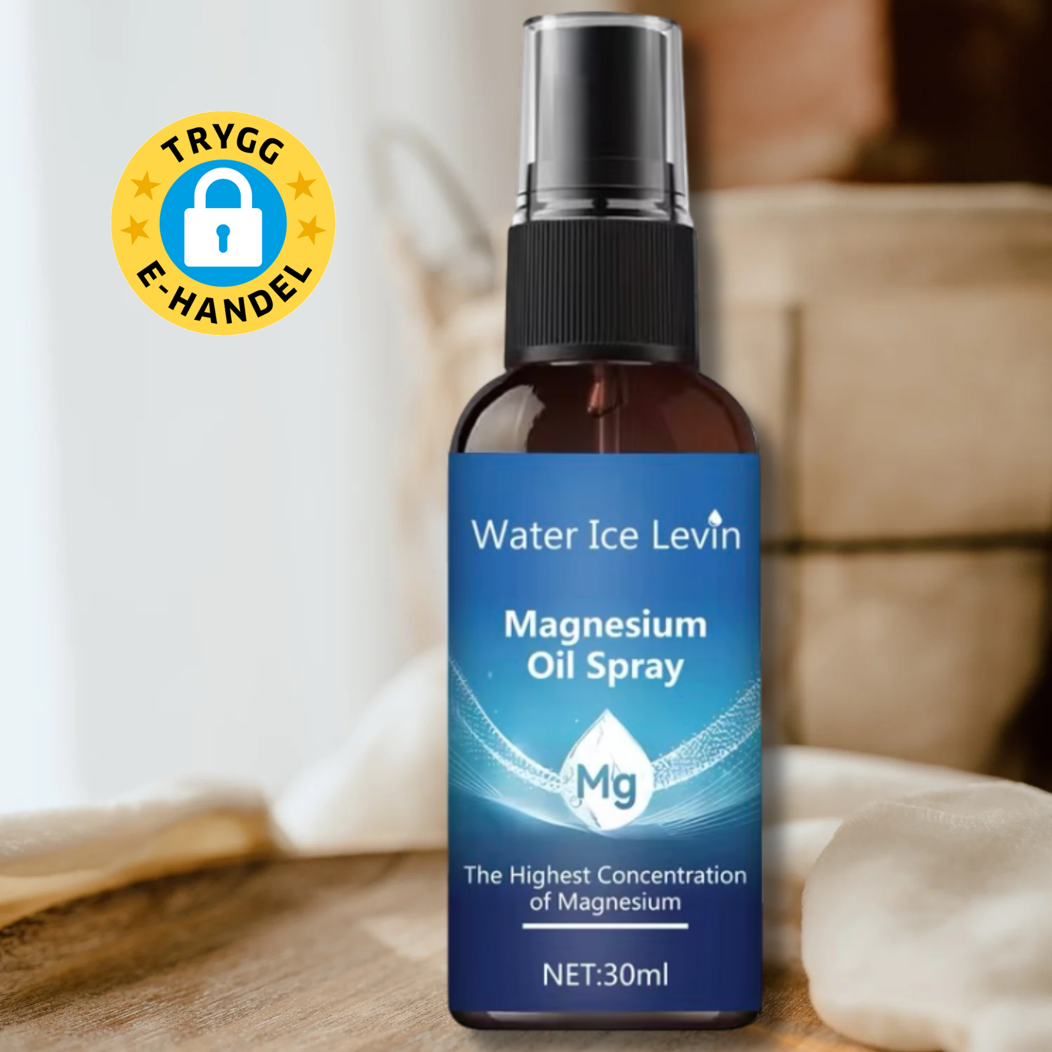 Levin Magnesiumspray – en spray för djupare sömn och mindre stress